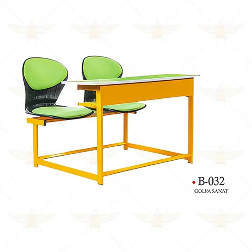میز و صندلی متصل دونفره B_032