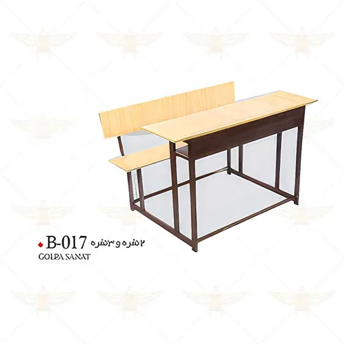 میز و صندلی متصل یک نفره B_017