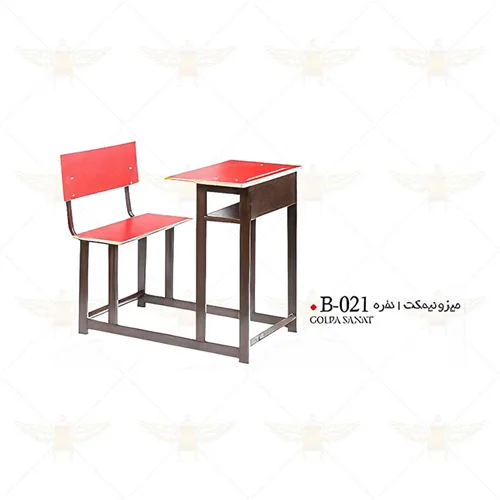 میز و صندلی متصل یک نفره B_021
