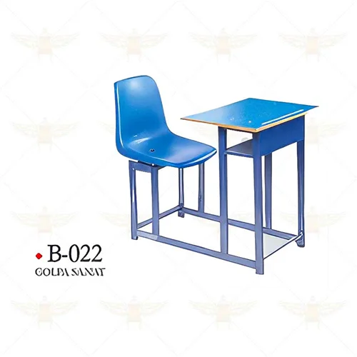 میز و صندلی متصل یک نفره B_022